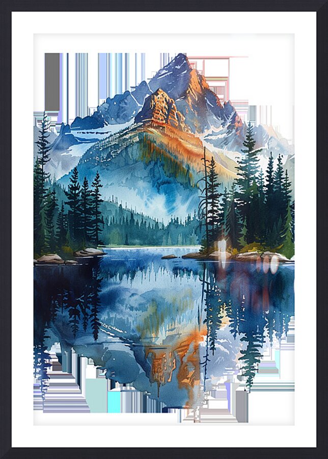 Mountain Landscapes 19 Picture Frame print