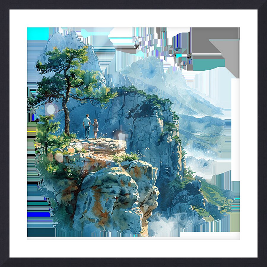 Mountain Landscapes 39 Picture Frame print