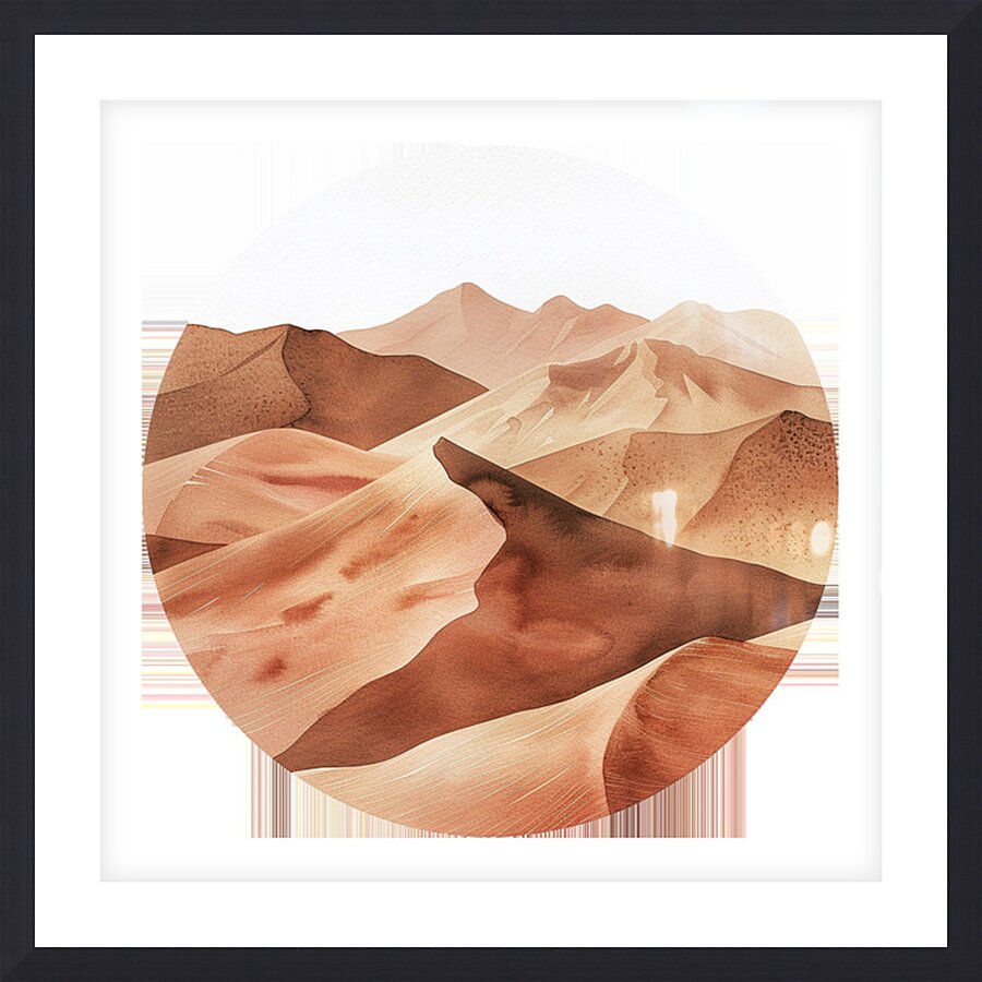 Mountain Landscapes 52 Picture Frame print
