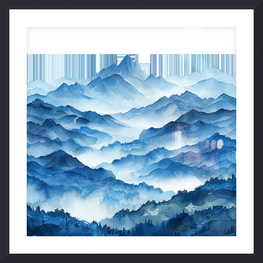 Mountain Landscapes 13 Picture Frame print