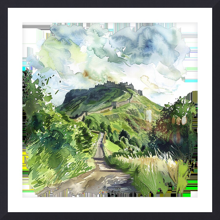 Mountain Landscapes 45 Picture Frame print