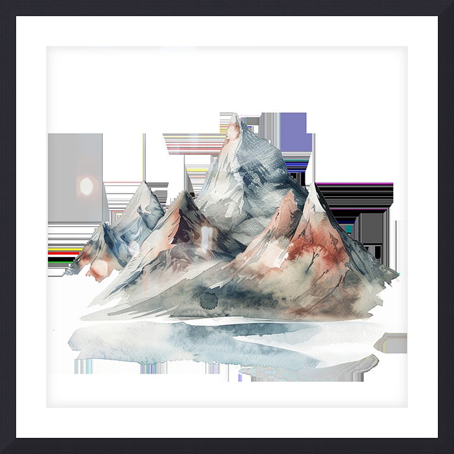 Mountain Landscapes 41 Picture Frame print