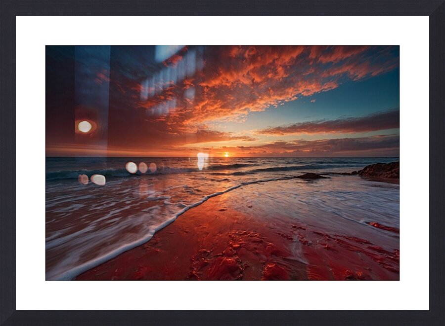 Beach Landscape 41 Picture Frame print