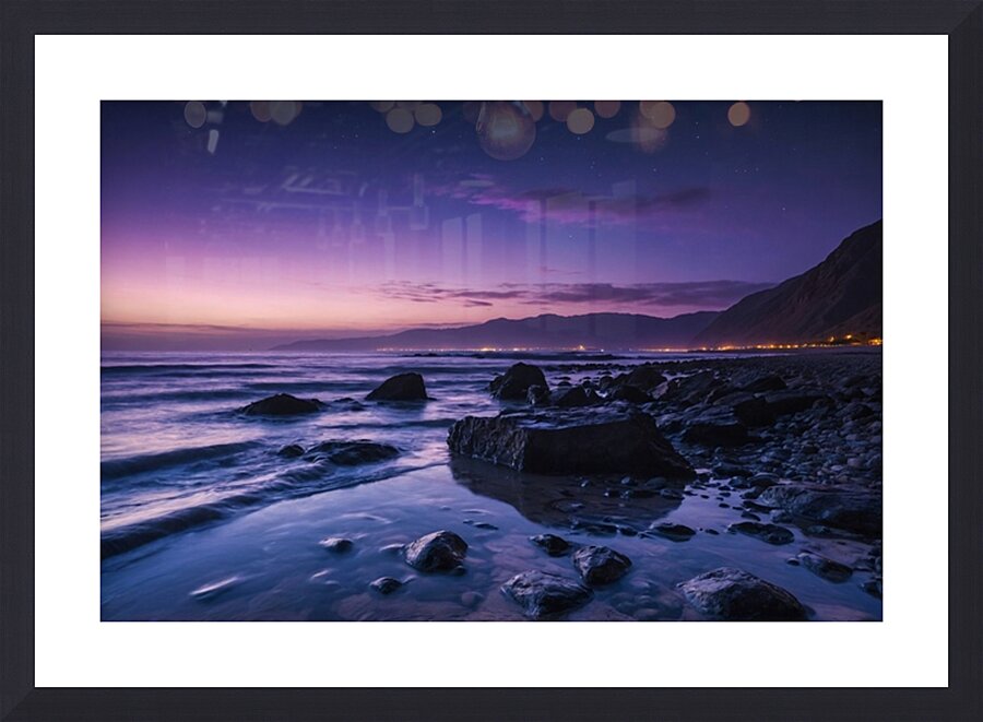 Beach Landscape 20 Picture Frame print