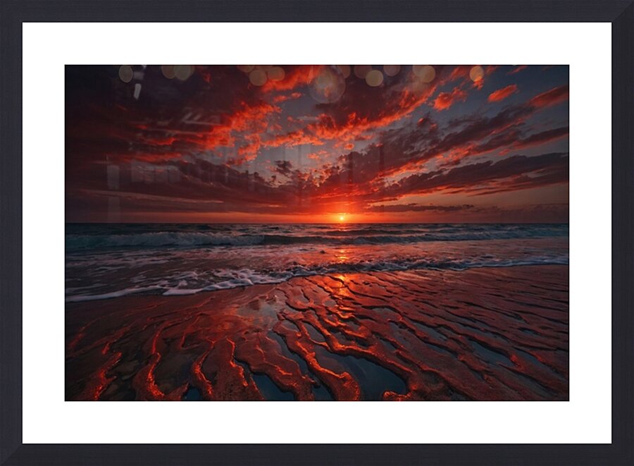 Beach Landscape 44 Picture Frame print