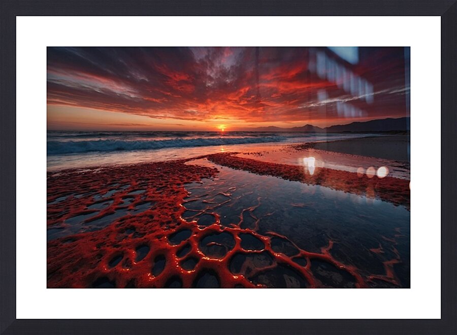 Beach Landscape 36 Picture Frame print