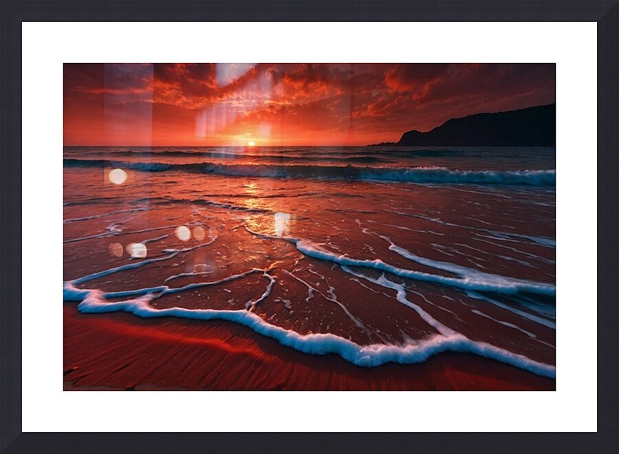 Beach Landscape 43 Picture Frame print