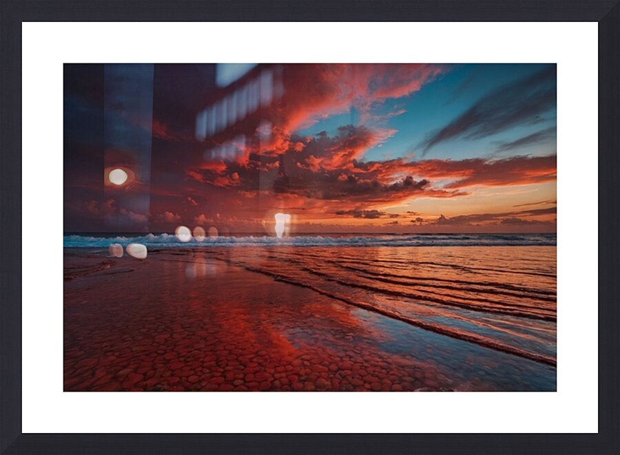 Beach Landscape 31 Picture Frame print