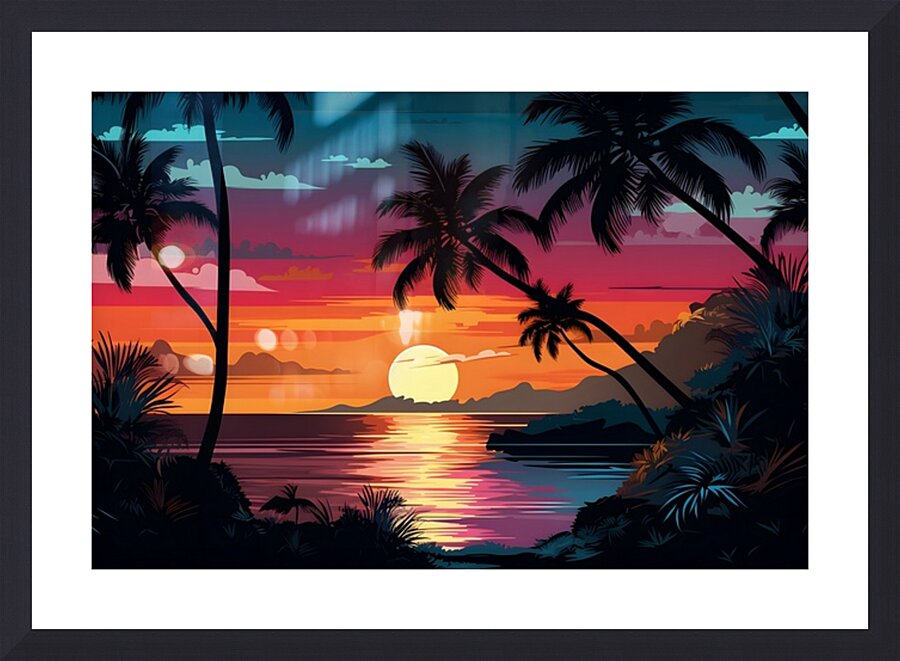 Exotic Paradise 13 Picture Frame print
