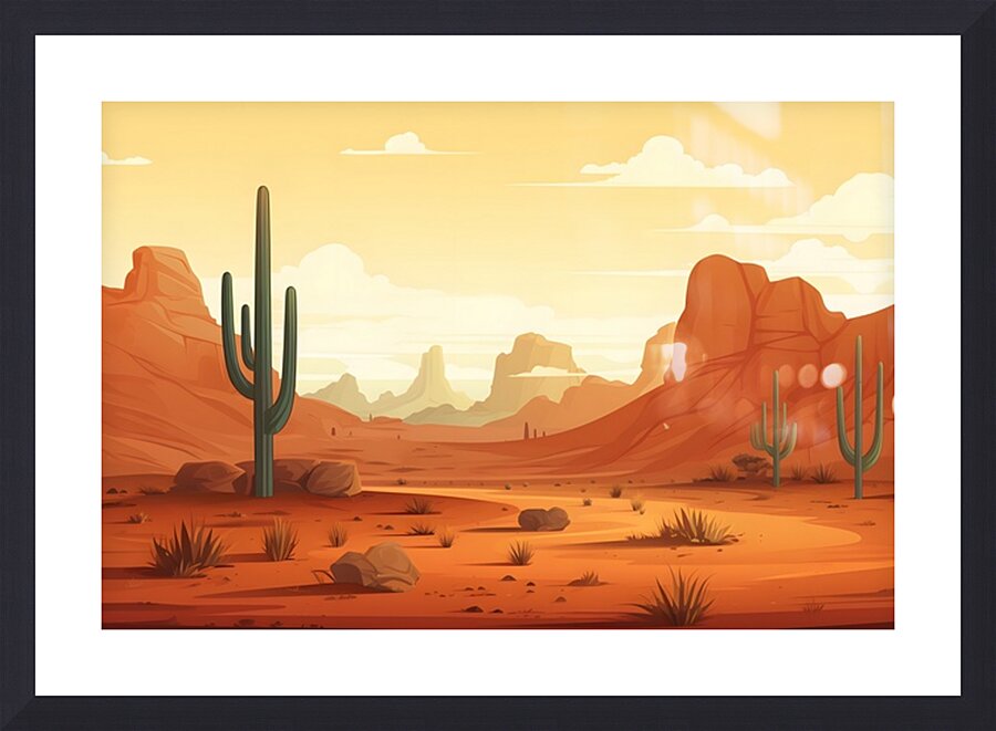 Landscape Scenery 75 Picture Frame print