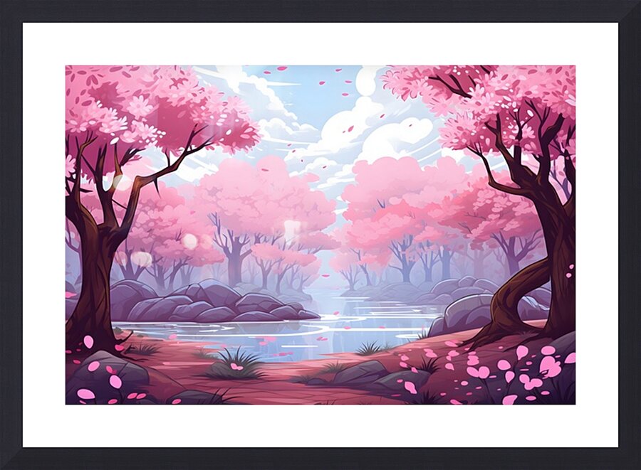 Landscape Scenery 49 Picture Frame print