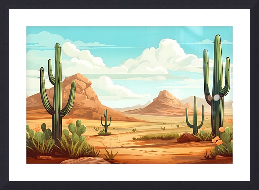 Landscape Scenery 6 Picture Frame print
