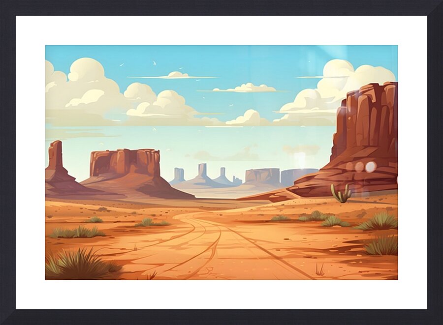 Landscape Scenery 1 Picture Frame print