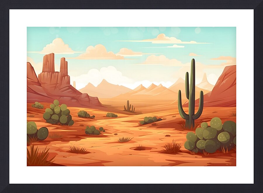 Landscape Scenery 64 Picture Frame print