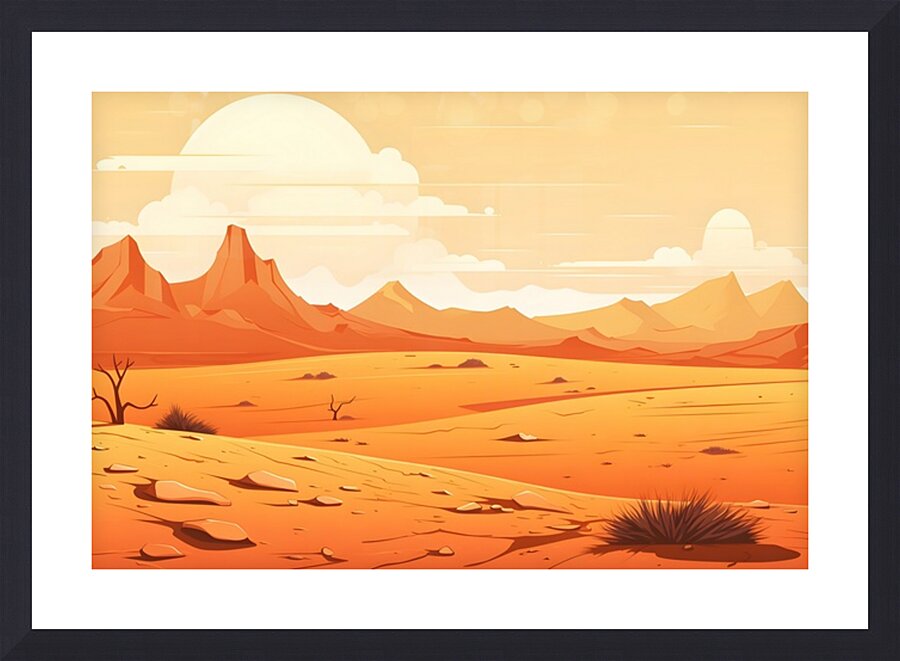 Landscape Scenery 30 Picture Frame print