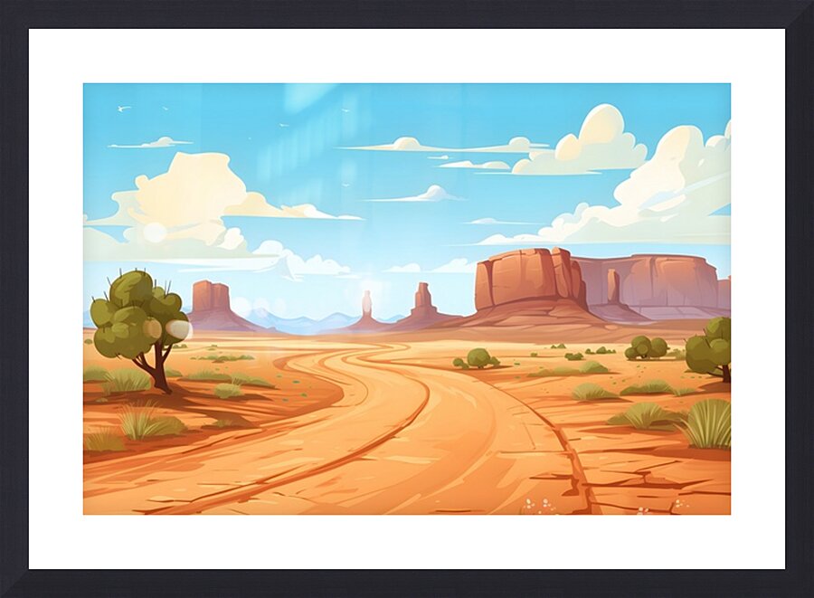 Landscape Scenery 78 Picture Frame print