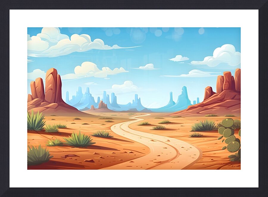 Landscape Scenery 80 Picture Frame print