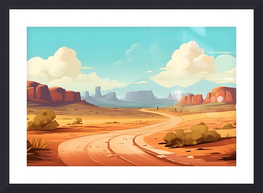 Landscape Scenery 79 Picture Frame print