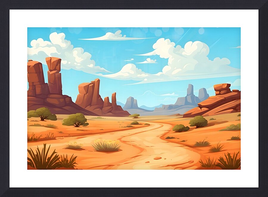 Landscape Scenery 77 Picture Frame print