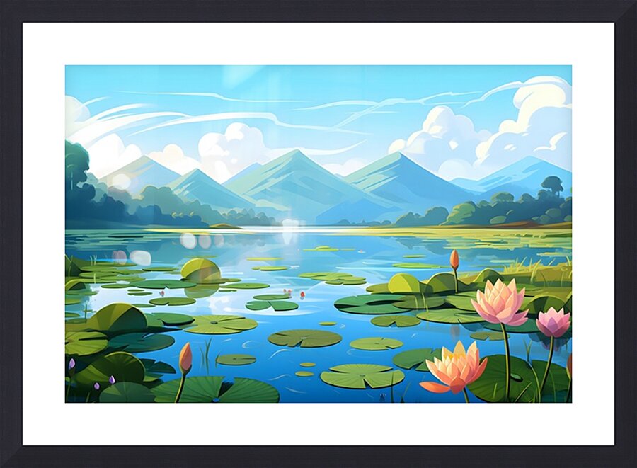 Landscape Scenery 97 Picture Frame print