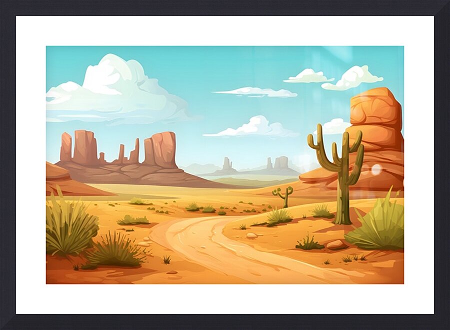 Landscape Scenery 93 Picture Frame print