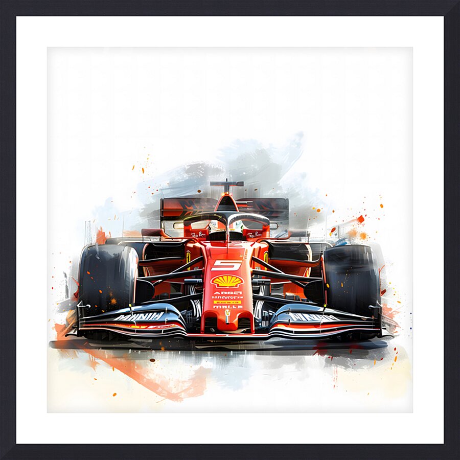 Formula 1 Racing Car 4 Picture Frame print