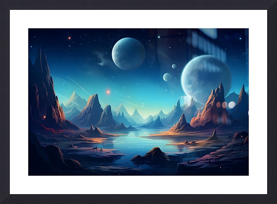 Planetscape 48 Picture Frame print