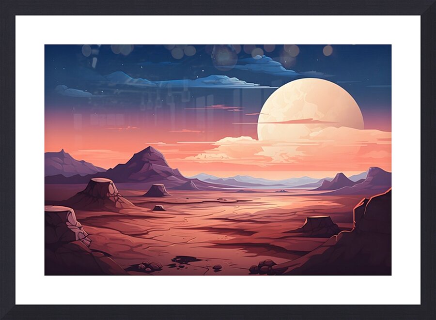 Planetscape 36 Picture Frame print