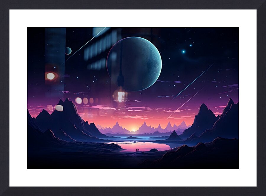 Planetscape 31 Picture Frame print