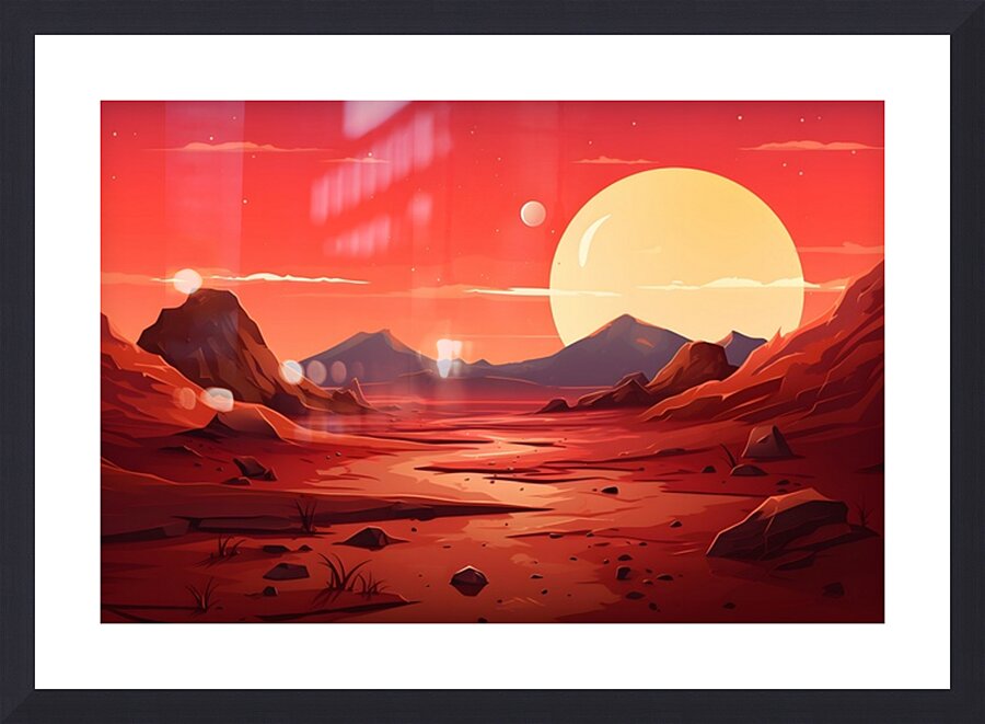 Planetscape 11 Picture Frame print