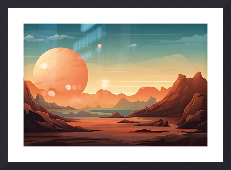 Planetscape 41 Picture Frame print