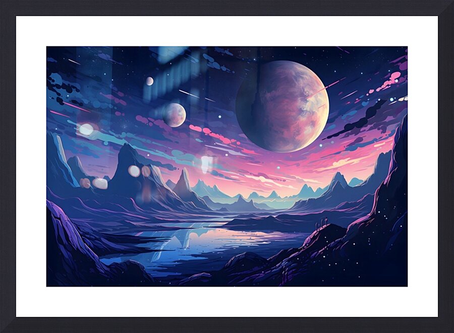 Planetscape 51 Picture Frame print