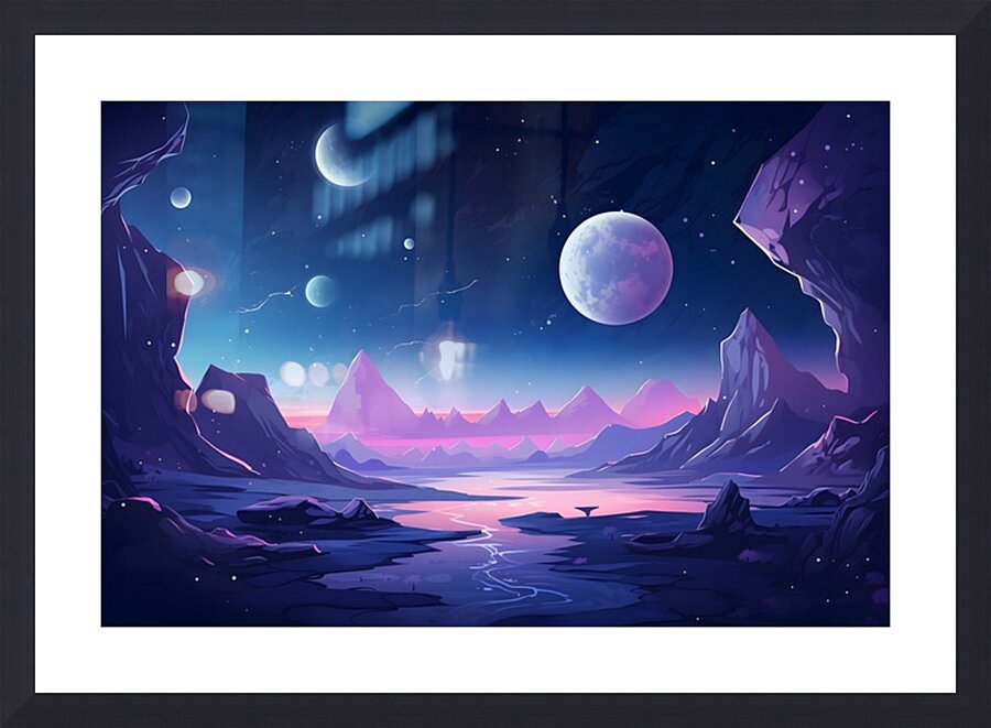 Planetscape 69 Picture Frame print