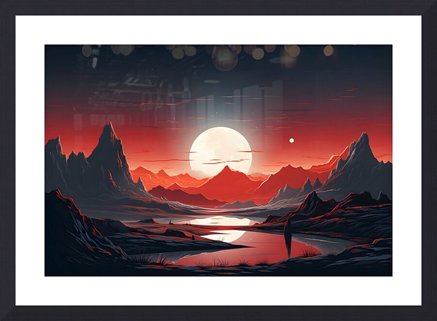 Planetscape 60 Picture Frame print