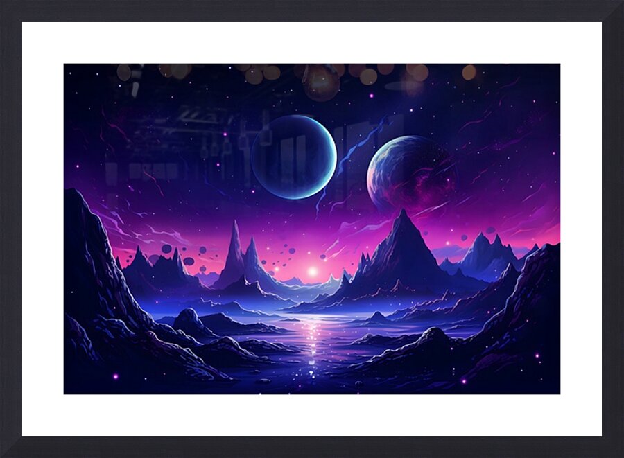 Planetscape 21 Picture Frame print