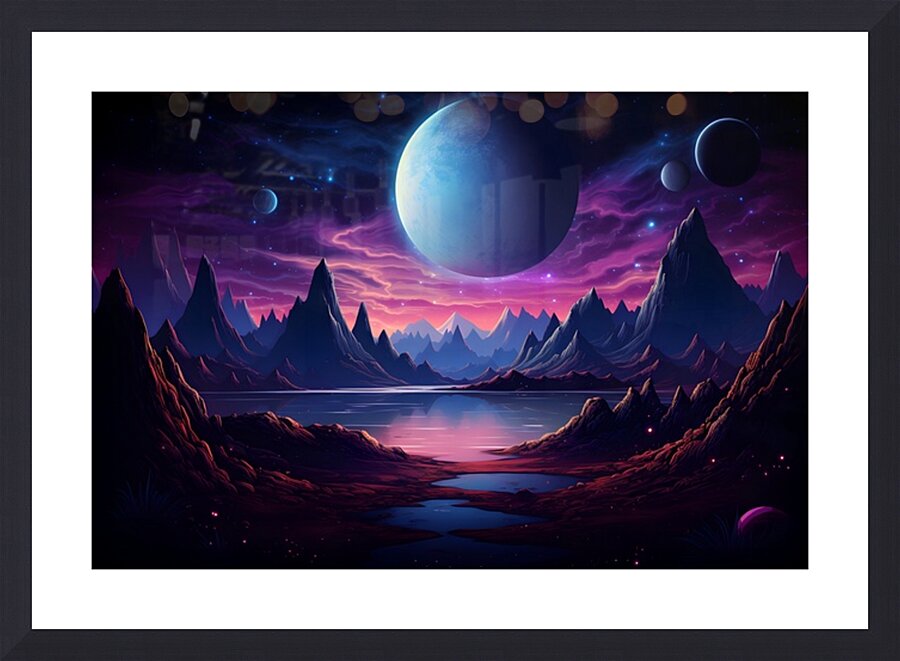 Planetscape 23 Picture Frame print