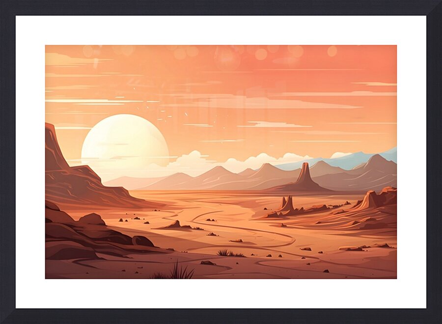 Planetscape 35 Picture Frame print
