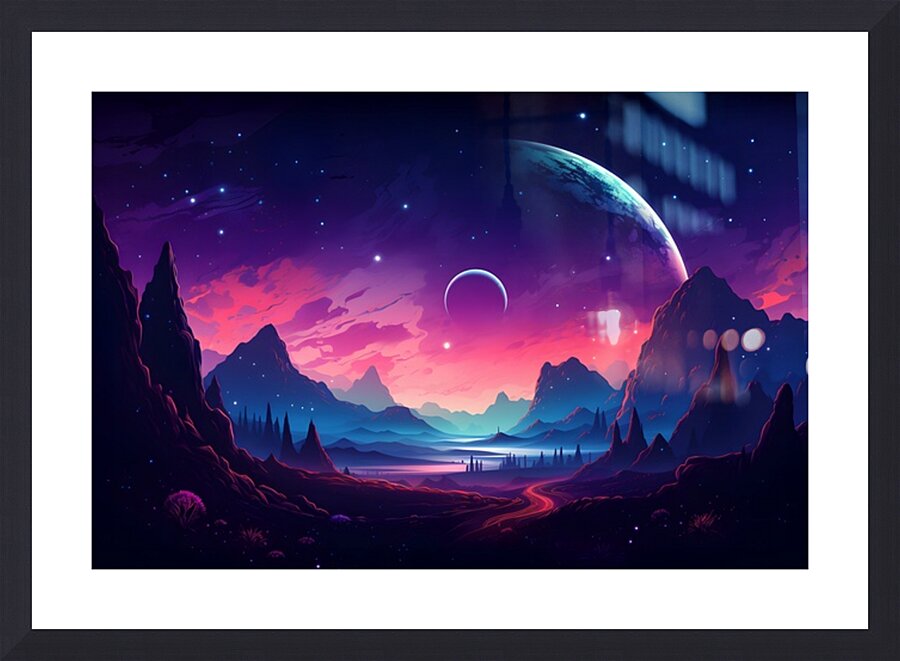 Planetscape 28 Picture Frame print