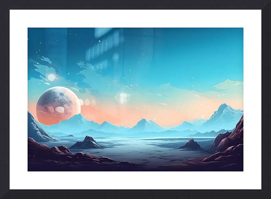 Planetscape 38 Picture Frame print