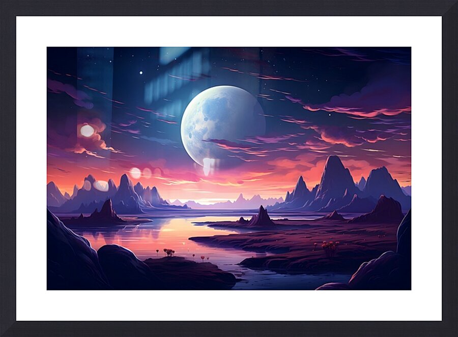 Planetscape 61 Picture Frame print