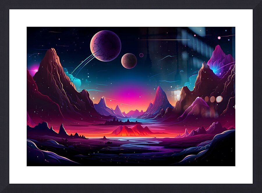 Planetscape 20 Picture Frame print