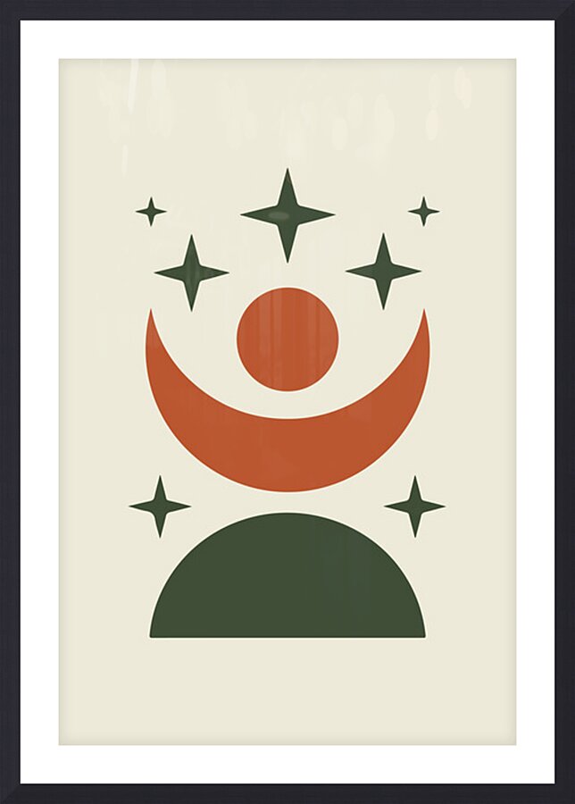 Celestial Balance Abstract Poster Picture Frame print