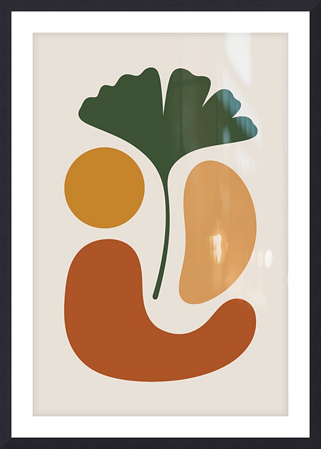 Ginkgo Leaf Poster 1 Picture Frame print