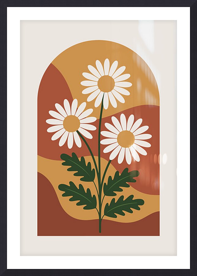 Daisy Bunch Poster Picture Frame print