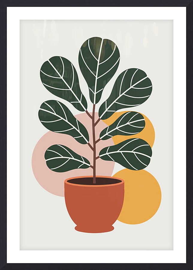 Fiddle Leaf Fig Print 1 Picture Frame print