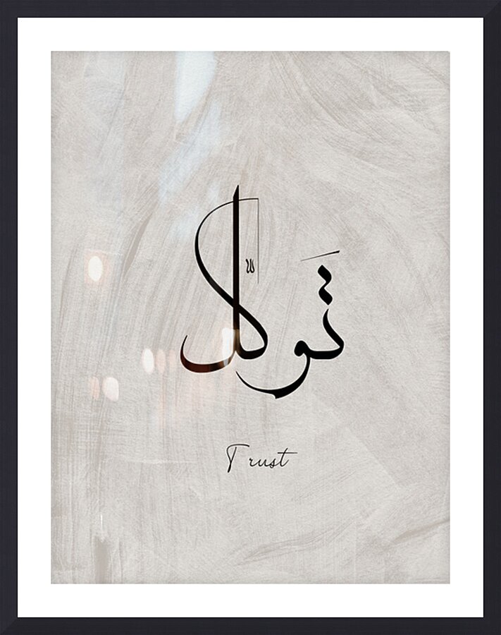 Trust Picture Frame print