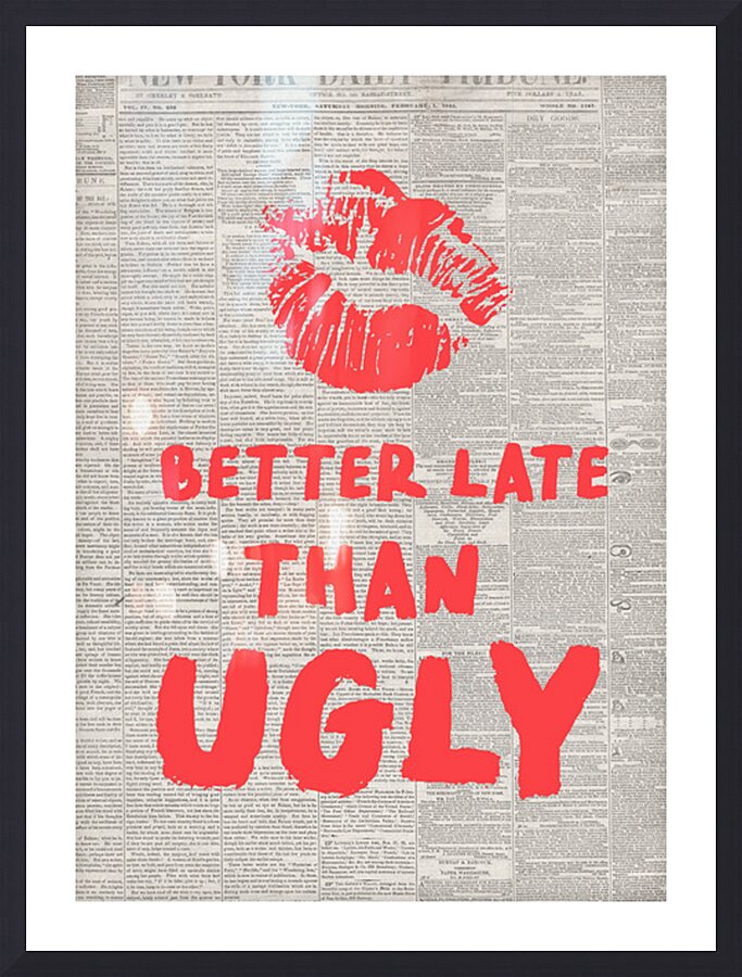 04 Quote Picture Frame print