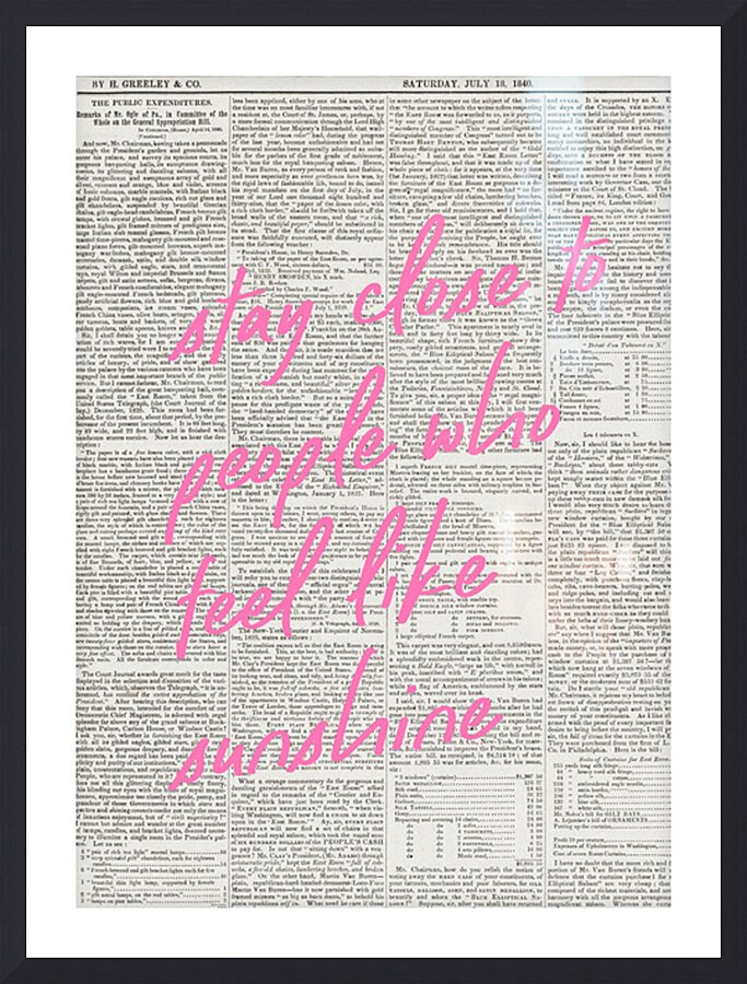 03 Quote Picture Frame print