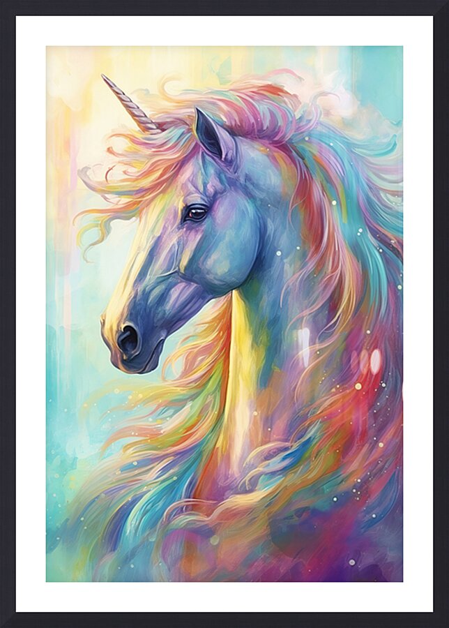 Fantasy Unicorns 6 Picture Frame print