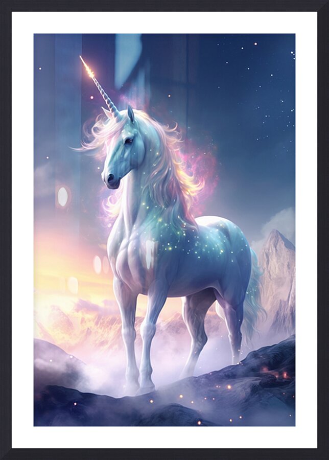 Fantasy Unicorns 7 Picture Frame print